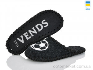 Капці дитячі 014 дит. асфальт чорний Vends чорний  оптом от Optomarket