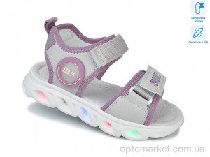 Купить Босоніжки дитячі 01406C LED Bi&Ki сірий