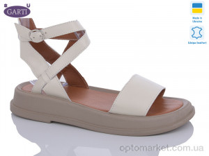 Купить Босоніжки жіночі 0145 беж шкіра/беж Garti бежевий