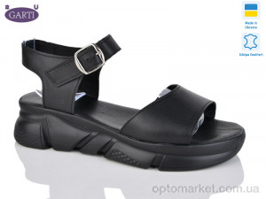 Купить Босоніжки жіночі 0149 чорна шкіра Garti чорний