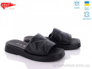 Купить Шльопанці жіночі 0156 чорний ш. ARTO чорний