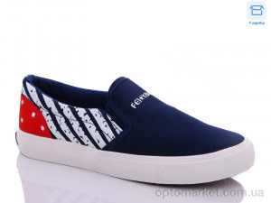 Купить Сліпони жіночі 017 синій Summer shoes синій