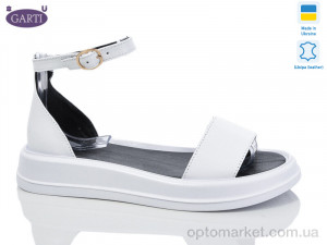 Купить Босоніжки жіночі 0183 біла шкіра Garti білий
