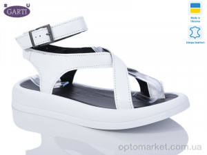 Купить Босоніжки жіночі 0191 біла шкіра Garti білий