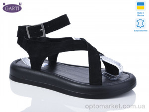 Купить Босоніжки жіночі 0191 чорний замш Garti чорний