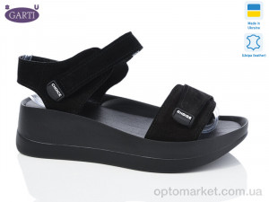 Купить Босоніжки жіночі 0196 чорний замш Garti чорний