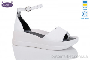 Купить Босоніжки жіночі 0199 біла шкіра Garti білий