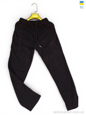 Спортивні штаны чоловічі 02-1Ad чорний A.idas чорний  оптом от Optomarket