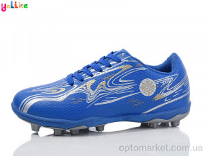 Купить Футбольне взуття чоловічі 02-33 blue Yalike синій