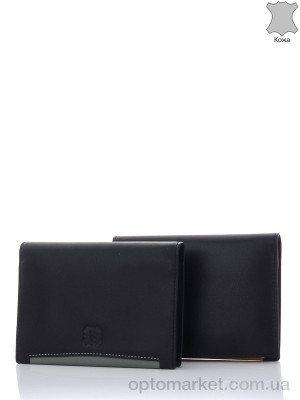 Купить Визитница мужская 02-4998 black-grey Buono черный