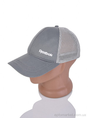 Кепка унісекс 0201-7 grey RuBi сірий  оптом от Optomarket