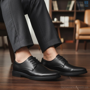 Туфлі чоловічі 021-1A Kulada чорний  оптом от Optomarket