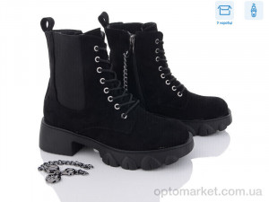 Купить Черевики жіночі 02320-1D Lilin shoes чорний