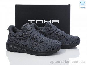 Купить Кросівки жіночі 028 d.grey TOHA сірий