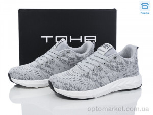 Купить Кросівки жіночі 028 l.grey TOHA сірий