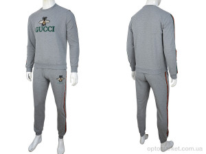 Спортивний костюм чоловічі 02934 l.grey G.cci сірий  оптом от Optomarket