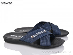 Купить Шльопанці чоловічі 0301 синій Spencer синій