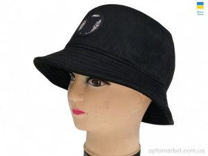Купить Панама жіночі 0303 чорний L.uis Vuitton чорний
