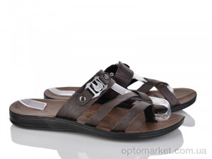 Купить Шльопанці чоловічі 0316 коричневий Modelx коричневий