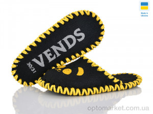 Капці дитячі 038д чорний Vends чорний оптом от Optomarket