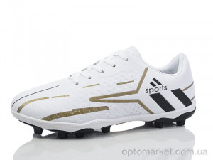 Купить Футбольне взуття чоловічі 04-32 white ASHIGULI білий