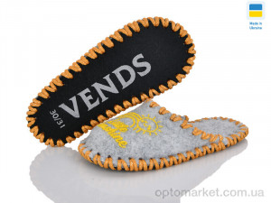 Капці дитячі 040д сірий Vends сірий  оптом от Optomarket