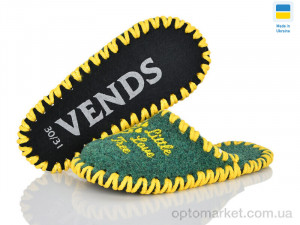 Капці дитячі 041 зелений Vends зелений оптом от Optomarket