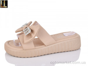 Купить Шльопанці жіночі 045-7 Lilin коричневий