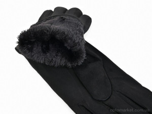 Рукавички жіночі 05 black Ronaerdo чорний  оптом от Optomarket