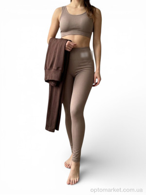 Купить Лосини жіночі 05 мокко M.u Miu коричневий