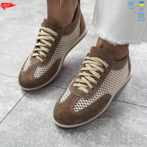 Кросівки жіночі 0508 візон з. ARTO коричневий  оптом от Optomarket