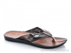 Купить Шльопанці чоловічі 0515 коричневый Sanex коричневий