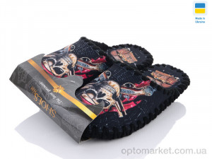 Капці чоловічі 0538 чорний Vends чорний  оптом от Optomarket