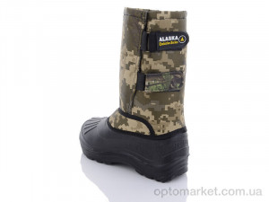 Чоботи з піни чоловічі 054-1 Аляска св/ кам. Alaska хакі  оптом от Optomarket