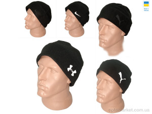 Шапка чоловічі 0560 mix Mabi чорний  оптом от Optomarket