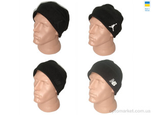 Шапка чоловічі 0561 mix Mabi чорний  оптом от Optomarket