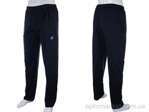 Спортивні штаны чоловічі 05817 navy A.idas чорний  оптом от Optomarket
