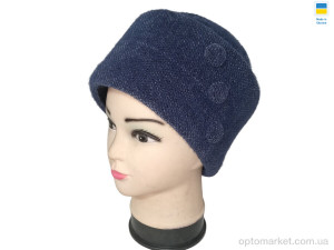 Купить Шапка жіночі 0585 кубанка синій Mabi синій