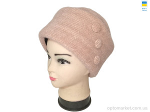 Купить Шапка жіночі 0588 кубанка бежевий Mabi бежевий