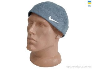 Кепка унісекс 0637 джинс N.ke синій  оптом от Optomarket
