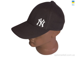 Кепка унісекс 0654 шоколадний N.w York Yankees синій  оптом от Optomarket