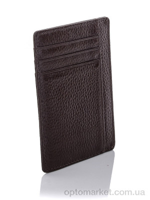 Візитниця женская 0689 coffee Glamorta коричневий  оптом от Optomarket