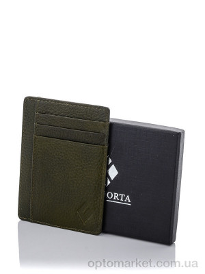 Купить Візитниця женская 0689 d.green Glamorta зелений