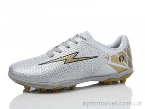 Купить Футбольне взуття чоловічі 08-34 siliver ASHIGULI срібний
