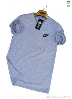 Футболка чоловічі 082NK св.сірий N.ke сірий оптом от Optomarket