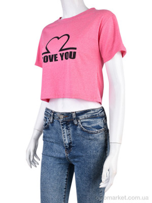 Купить Футболка жіночі 08789-16-1 pink Geen рожевий