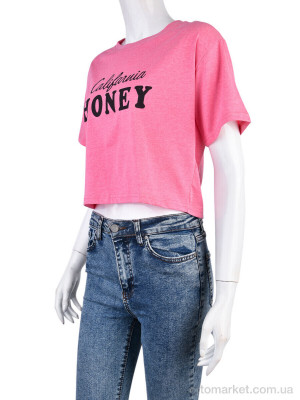 Купить Футболка жіночі 08789-16-3 pink Geen рожевий