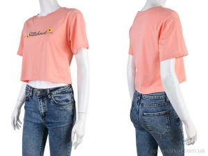 Футболка жіночі 08789-17-1 pink Geen рожевий  оптом от Optomarket