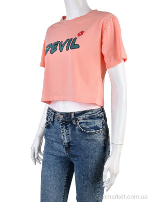 Купить Футболка жіночі 08789-17-2 pink Geen рожевий