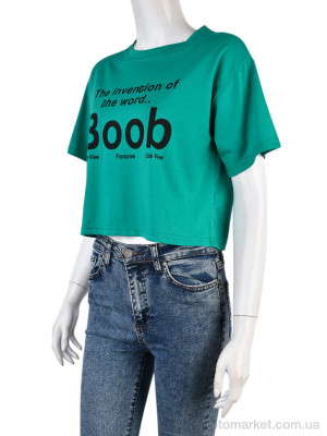 Купить Футболка жіночі 08789-18-6 green Geen зелений